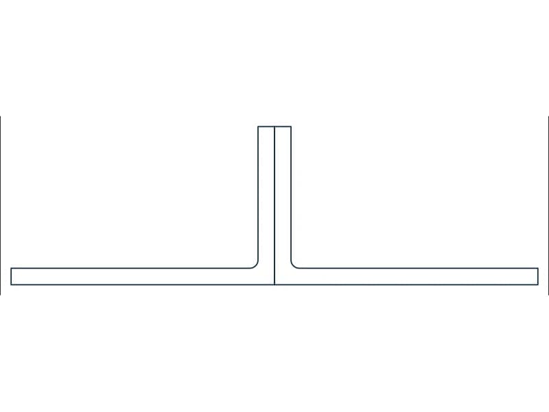 2L5X3X5/16SLBB Steel Section CAD block — line drawing preview of the DWG file