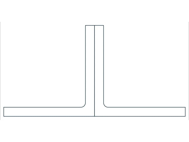 2L5X5X1/2 Steel Section CAD block — line drawing preview of the DWG file