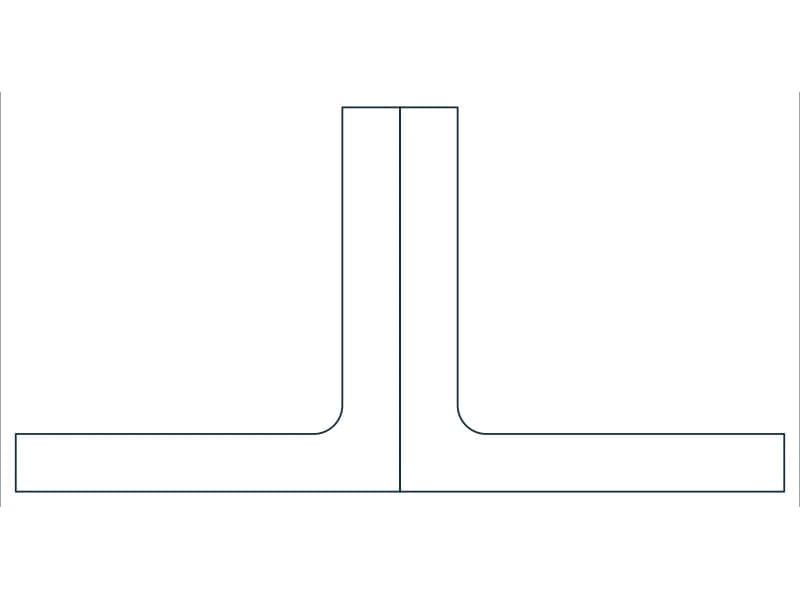 2L5X5X3/4 Steel Section CAD block — line drawing preview of the DWG file