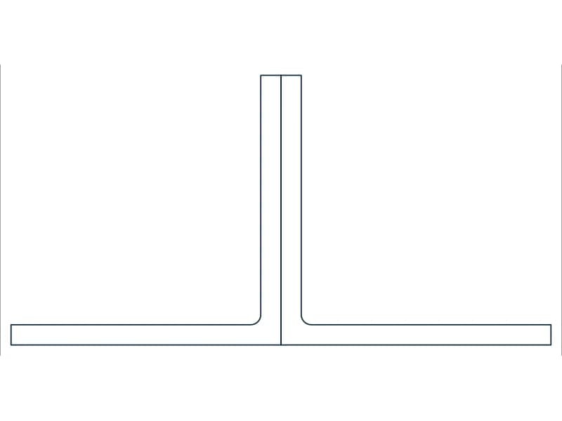 2L5X5X3/8 Steel Section CAD block — line drawing preview of the DWG file