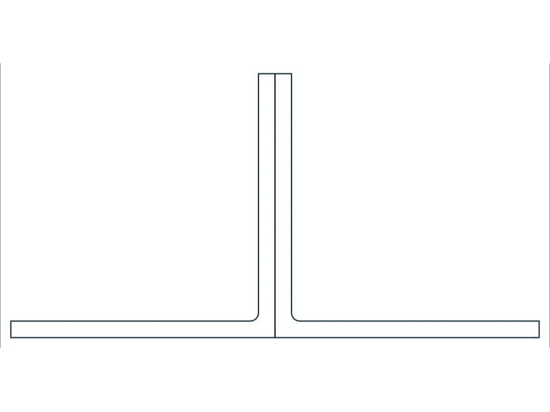 2L5X5X5/16 Steel Section CAD block — line drawing preview of the DWG file