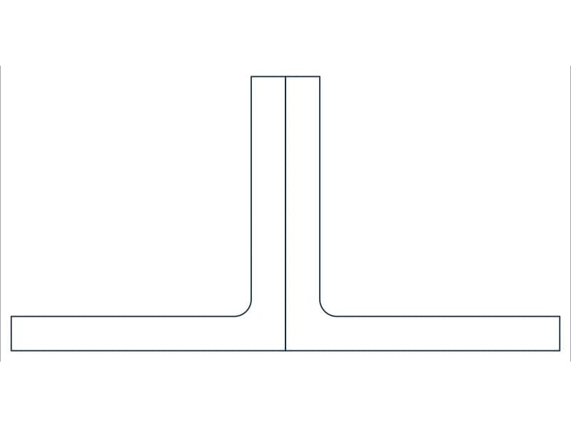 2L5X5X5/8 Steel Section CAD block — line drawing preview of the DWG file