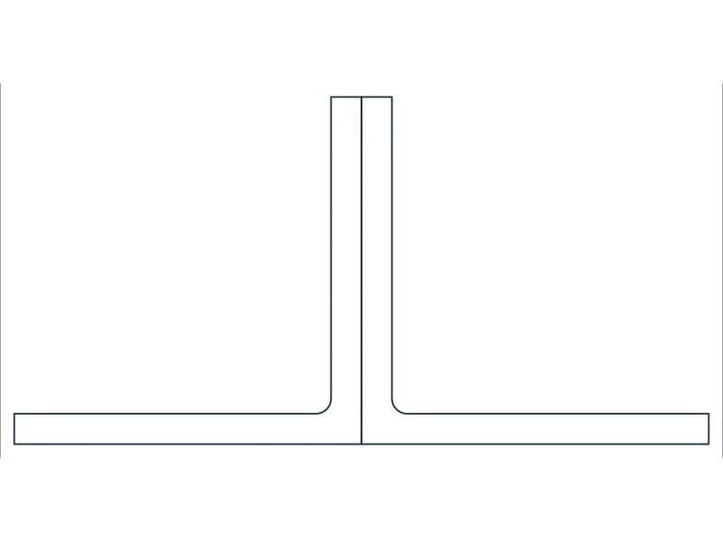 2L5X5X7/16 Steel Section CAD block — line drawing preview of the DWG file