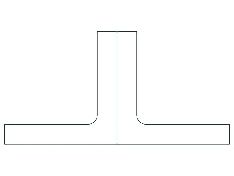 2L5X5X7/8 Steel Section CAD block — line drawing preview of the DWG file