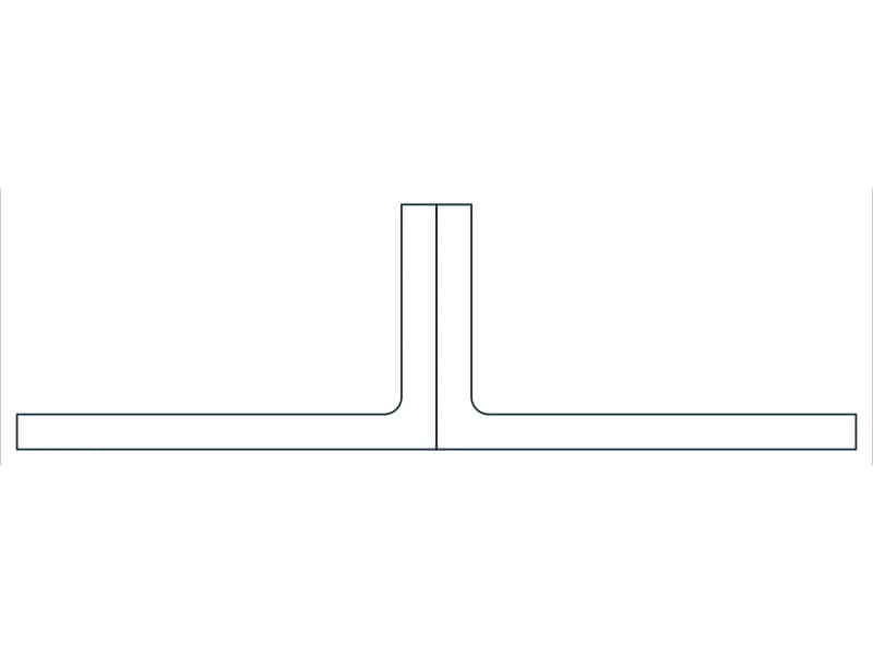2L6X3-1/2X1/2SLBB Steel Section CAD block — line drawing preview of the DWG file