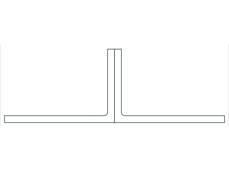 2L6X4X3/8SLBB Steel Section CAD block — line drawing preview of the DWG file