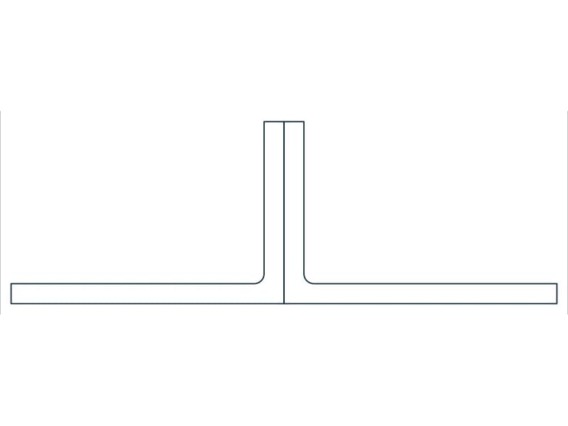 2L6X4X7/16X3/4SLBB Steel Section CAD block — line drawing preview of the DWG file