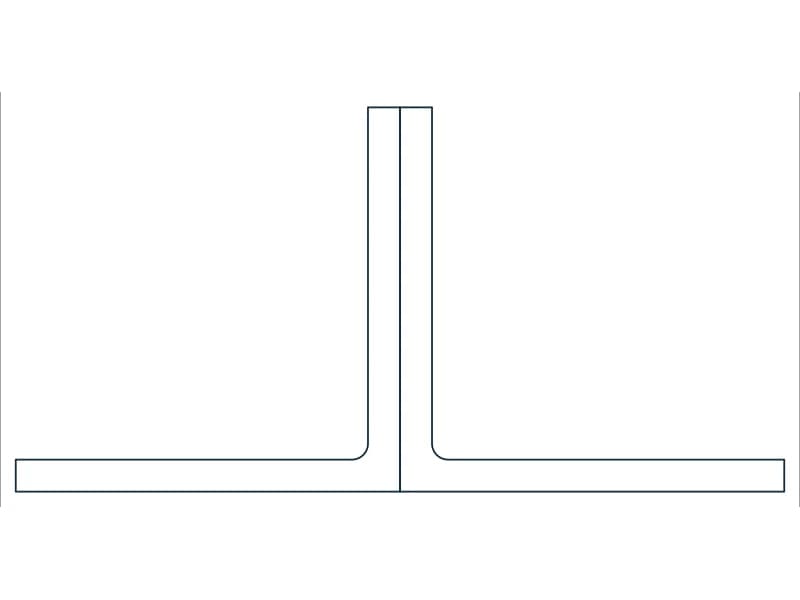 2L6X6X1/2 Steel Section CAD block — line drawing preview of the DWG file