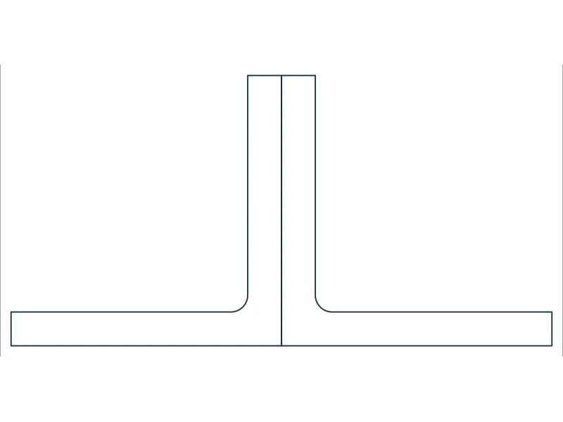 2L6X6X3/4 Steel Section CAD block — line drawing preview of the DWG file