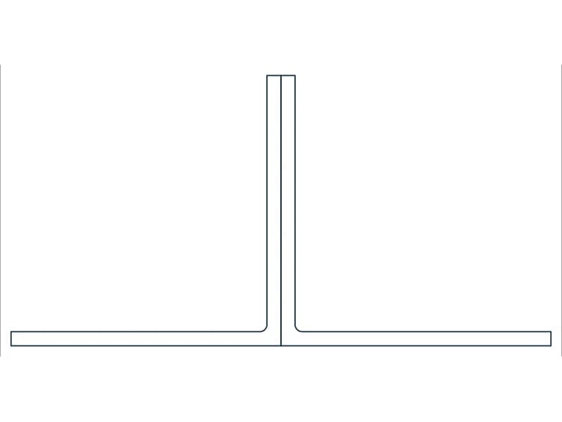 2L6X6X5/16 Steel Section CAD block — line drawing preview of the DWG file