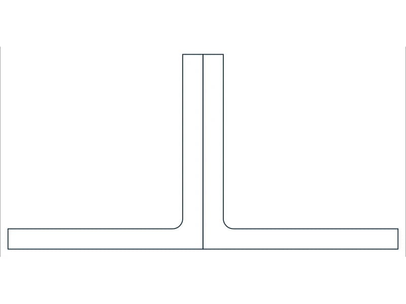 2L6X6X5/8 Steel Section CAD block — line drawing preview of the DWG file