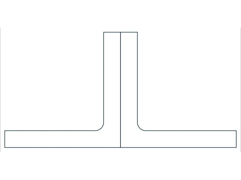 2L6X6X7/8 Steel Section CAD block — line drawing preview of the DWG file