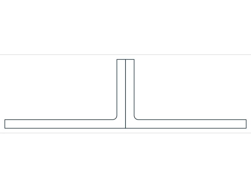 2L7X4X1/2X3/4SLBB Steel Section CAD block — line drawing preview of the DWG file