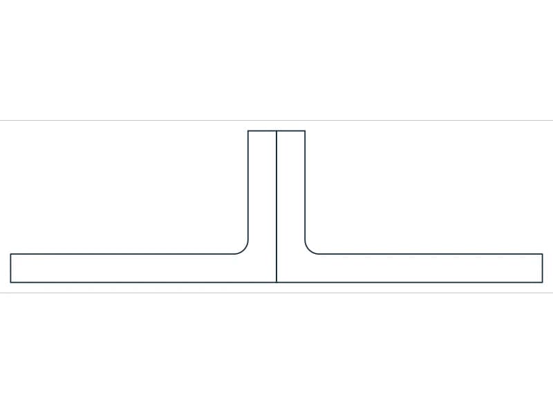 2L7X4X3/4SLBB Steel Section CAD block — line drawing preview of the DWG file
