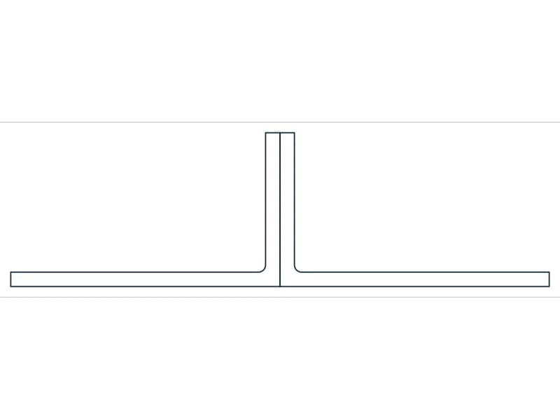2L7X4X3/8X3/8SLBB Steel Section CAD block — line drawing preview of the DWG file