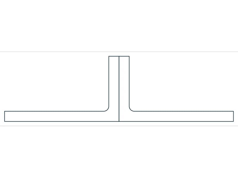 2L7X4X5/8X3/4SLBB Steel Section CAD block — line drawing preview of the DWG file
