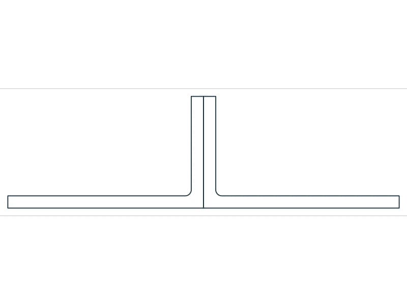 2L7X4X7/16X3/4SLBB Steel Section CAD block — line drawing preview of the DWG file