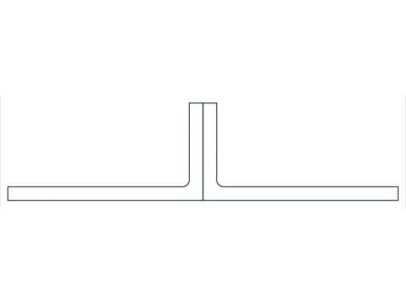 2L8X4X9/16SLBB Steel Section CAD block — line drawing preview of the DWG file