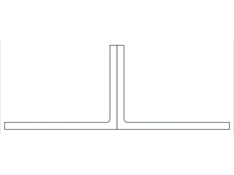 2L8X6X1/2SLBB Steel Section CAD block — line drawing preview of the DWG file