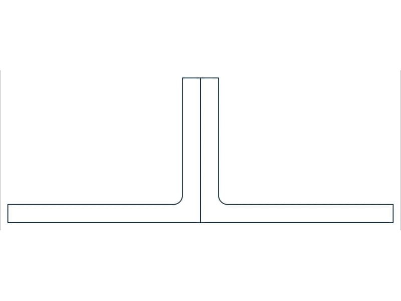 2L8X6X3/4X3/4SLBB Steel Section CAD block — line drawing preview of the DWG file