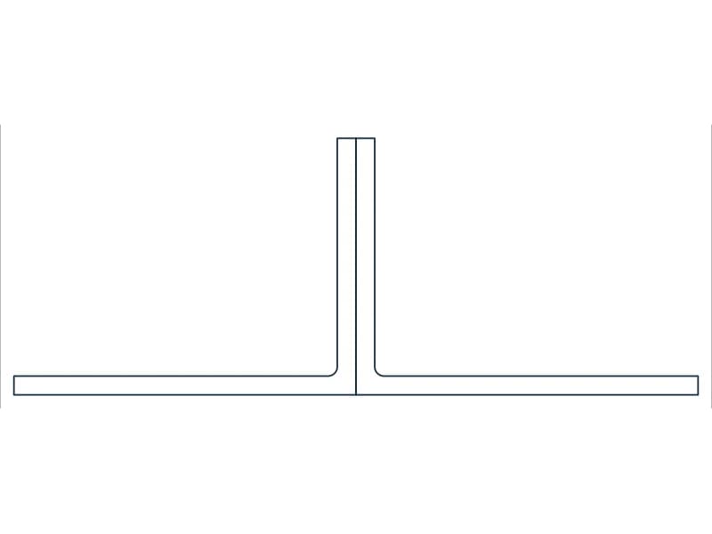 2L8X6X7/16X3/4SLBB Steel Section CAD block — line drawing preview of the DWG file