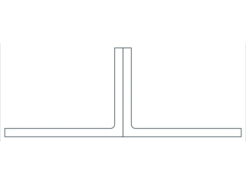 2L8X6X9/16X3/4SLBB Steel Section CAD block — line drawing preview of the DWG file