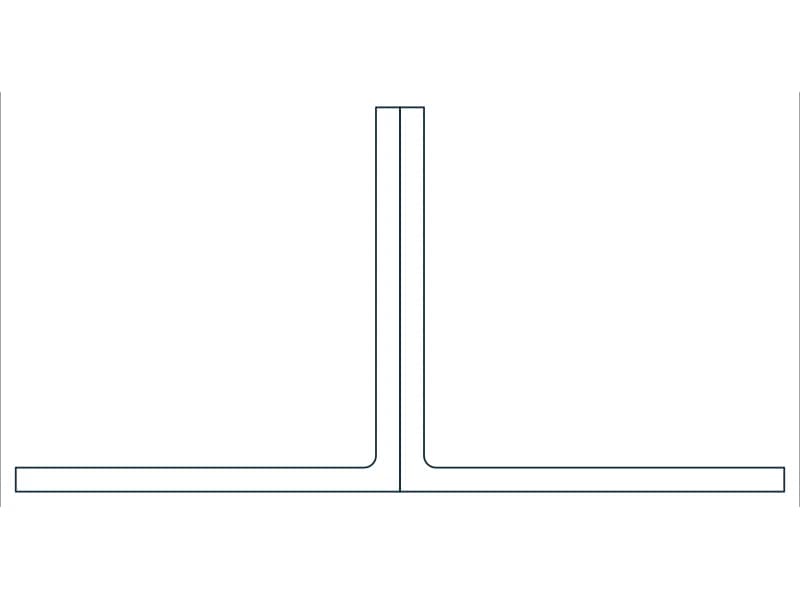 2L8X8X1/2 Steel Section CAD block — line drawing preview of the DWG file