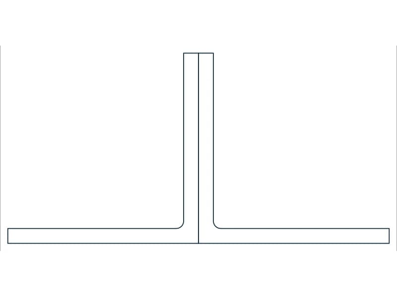2L8X8X5/8 Steel Section CAD block — line drawing preview of the DWG file