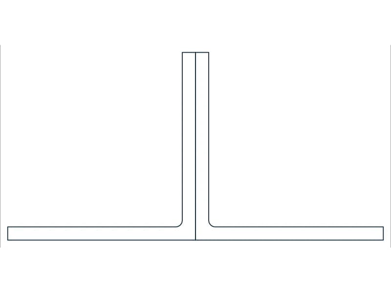 2L8X8X9/16 Steel Section CAD block — line drawing preview of the DWG file