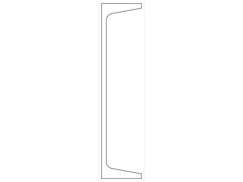 C15X33.9 Steel Section CAD block — line drawing preview of the DWG file