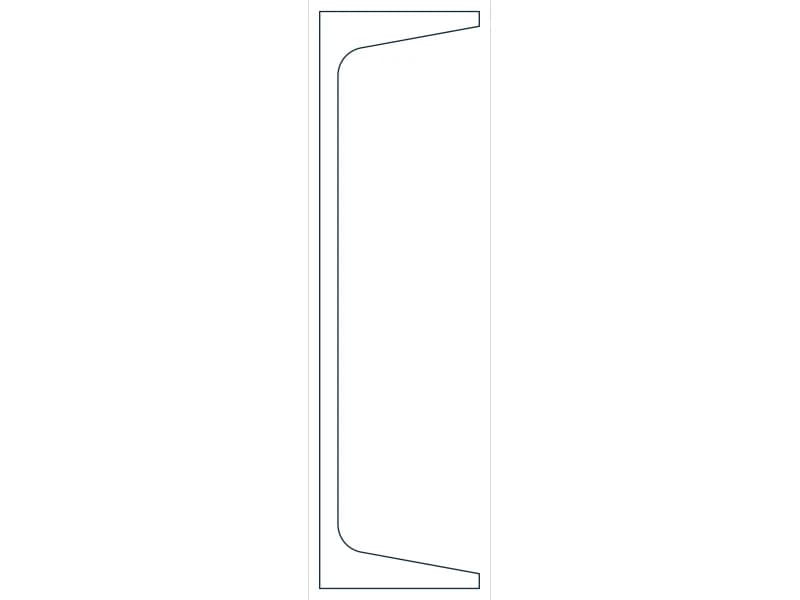 C9X15 Steel Section CAD block — line drawing preview of the DWG file