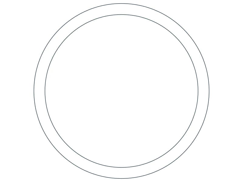 HSS1.900X0.120 Steel Section CAD block — line drawing preview of the DWG file