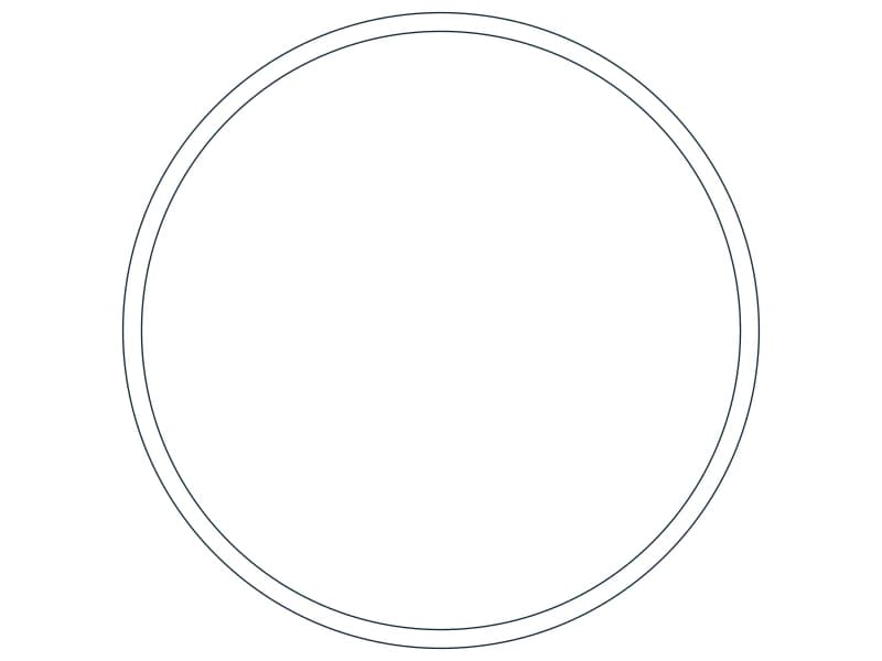 HSS12.750X0.375 Steel Section CAD block — line drawing preview of the DWG file