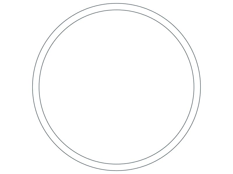 HSS12.750X0.500 Steel Section CAD block — line drawing preview of the DWG file