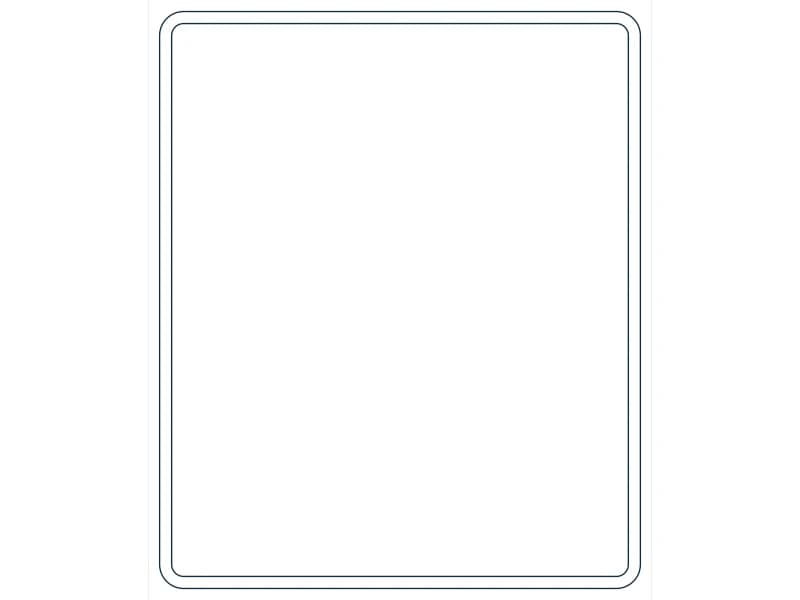 كتلة CAD قطاع فولاذي HSS12X10X1/4 — معاينة رسم خطي لملف DWG