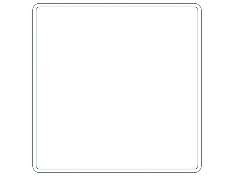 كتلة CAD قطاع فولاذي HSS12X12X1/4 — معاينة رسم خطي لملف DWG