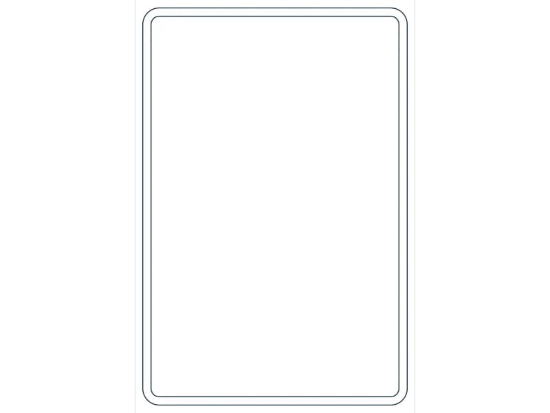 كتلة CAD قطاع فولاذي HSS12X8X1/4 — معاينة رسم خطي لملف DWG