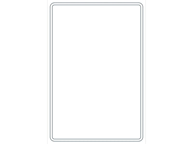 كتلة CAD قطاع فولاذي HSS12X8X3/16 — معاينة رسم خطي لملف DWG