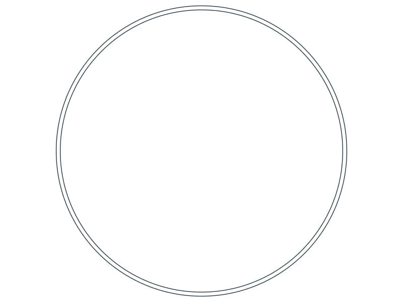 HSS13.375X0.188 Steel Section CAD block — line drawing preview of the DWG file