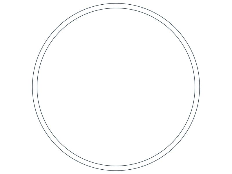 HSS13.375X0.375 Steel Section CAD block — line drawing preview of the DWG file