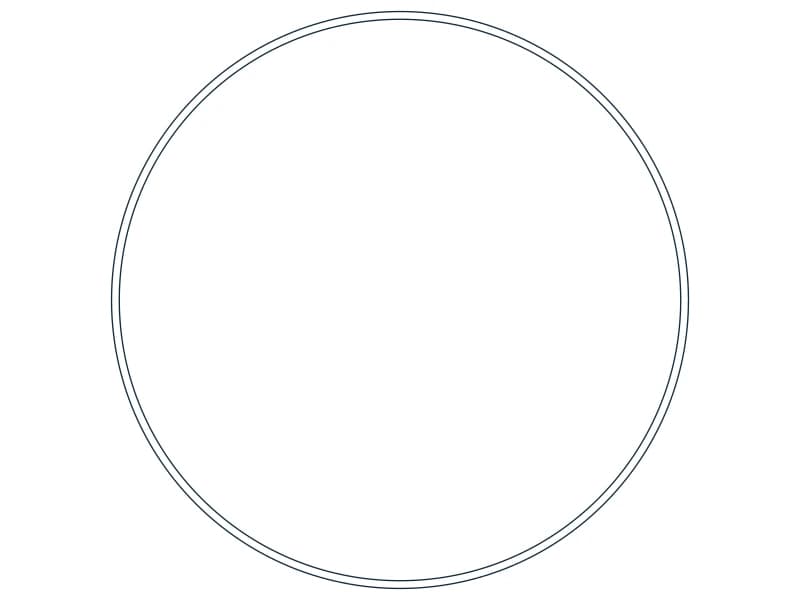 HSS14.000X0.188 Steel Section CAD block — line drawing preview of the DWG file
