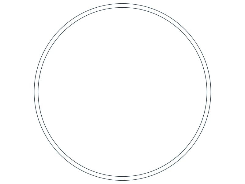 HSS14.000X0.312 Steel Section CAD block — line drawing preview of the DWG file