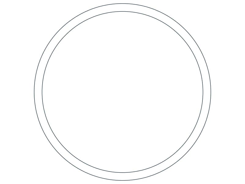 HSS14.000X0.625 Steel Section CAD block — line drawing preview of the DWG file