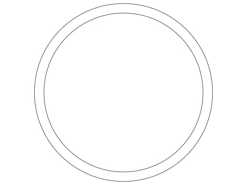 HSS14.000X0.750 Steel Section CAD block — line drawing preview of the DWG file
