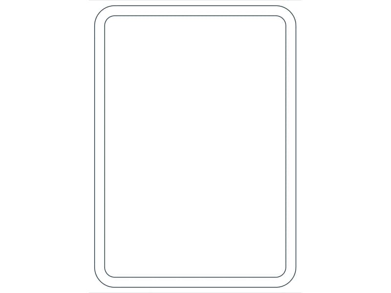 كتلة CAD قطاع فولاذي HSS14X10X1/2 — معاينة رسم خطي لملف DWG