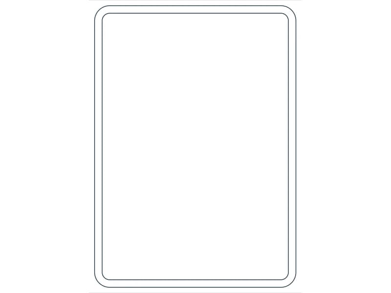 كتلة CAD قطاع فولاذي HSS14X10X3/8 — معاينة رسم خطي لملف DWG