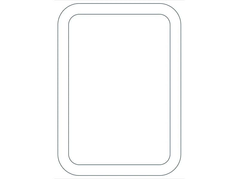كتلة CAD قطاع فولاذي HSS14X10X7/8 — معاينة رسم خطي لملف DWG