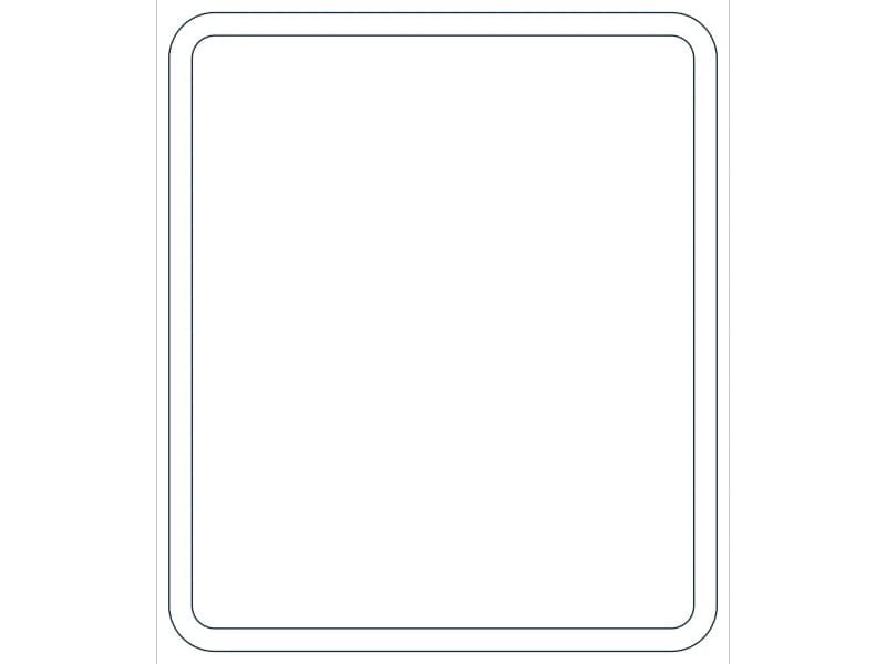 كتلة CAD قطاع فولاذي HSS14X12X1/2 — معاينة رسم خطي لملف DWG