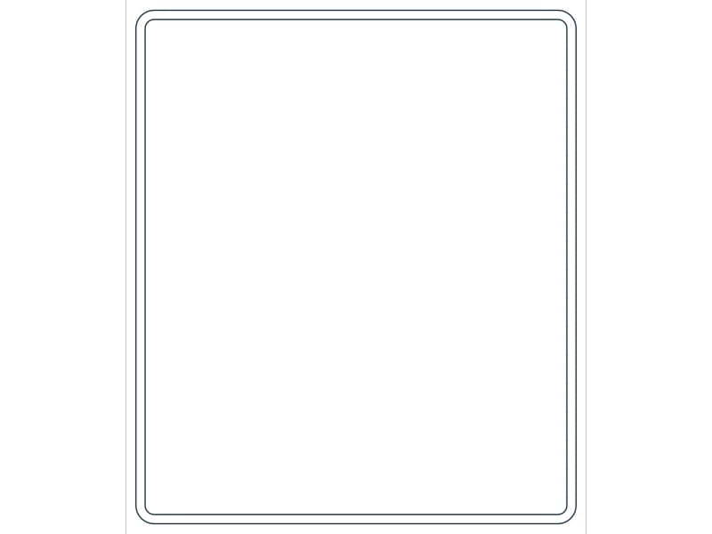 كتلة CAD قطاع فولاذي HSS14X12X1/4 — معاينة رسم خطي لملف DWG