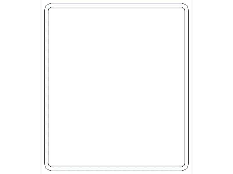كتلة CAD قطاع فولاذي HSS14X12X5/16 — معاينة رسم خطي لملف DWG